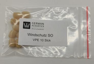 Windschutz / Popschutz beige  WS SO  - VPE 10